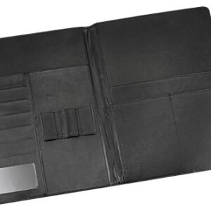 Carpeta Simil Cuero Negra OF816 - foto 1 artesfera.cl