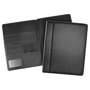 Carpeta Simil Cuero Negra OF816 - foto 5 artesfera.cl