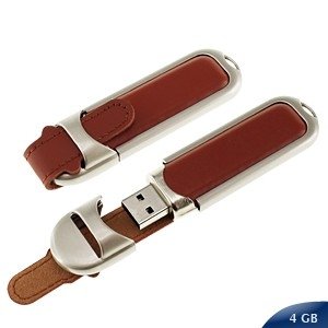 Pendrive Ejecutivo Metal-Cuero TE248 artesfera.cl