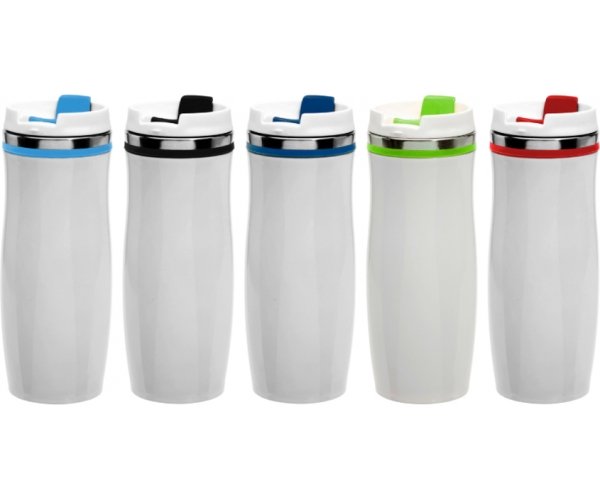 Mug Metálico Cuerpo Blanco TZ317 artesfera.cl